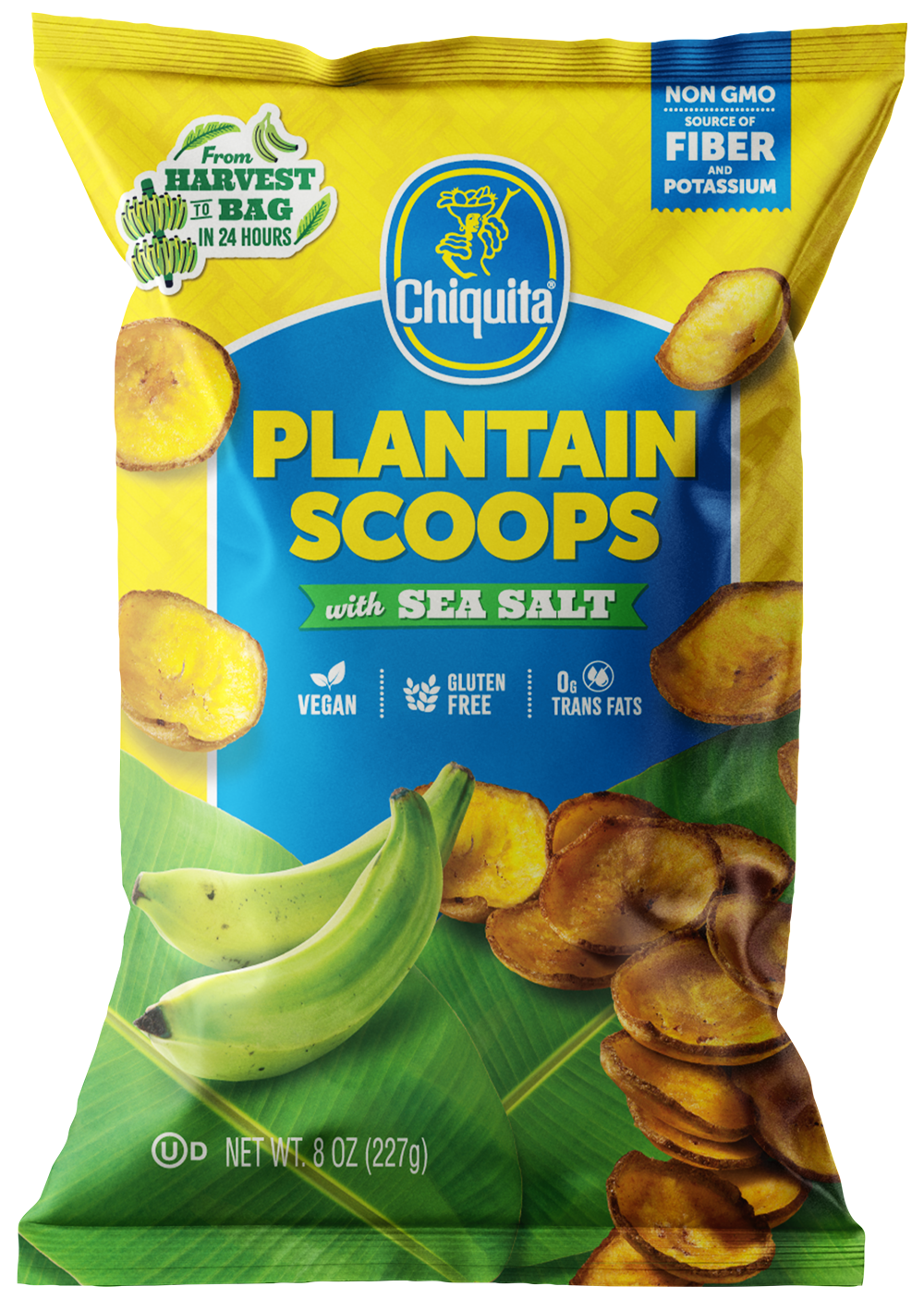 Chiquita Chiquita Plantain Chips Scoops with Sea Salt — product image